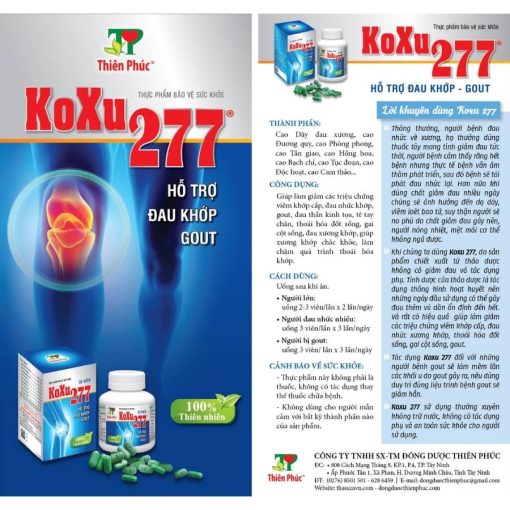 KOXU277 - Hỗ trợ hạn chế lão hóa khớp, giúp khớp vận động linh hoạt - Hình ảnh 4